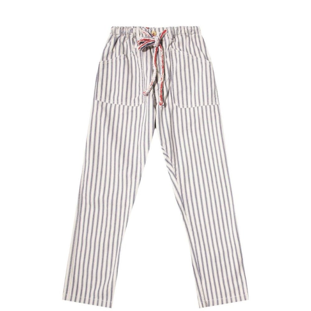 DR COLLECTORS 'P38' BEACH STRIPE INDIGO CARPENTER PANT